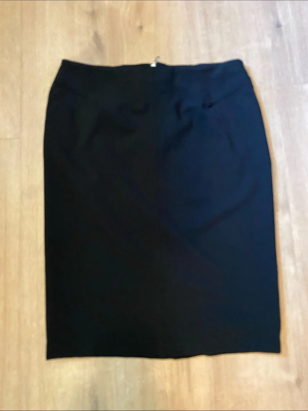 White House Black Market Classic Black Pencil Skirt Size 10 Minimalist Corporate